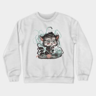 kitten Crewneck Sweatshirt